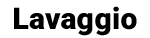 Lavaggio